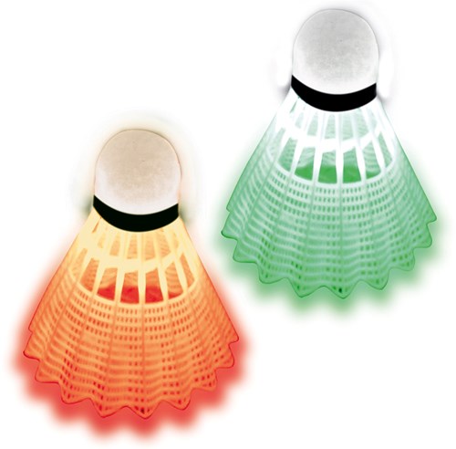 Schildkröt badminton shuttlecock Magic Night LED set voor nachtbadminon-2
