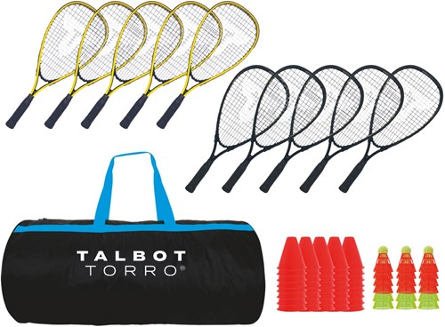 Schildkröt speed badminton set school 10 spelers sporttas