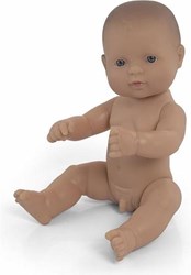 Miniland Babypop Jongen Vanillegeur Waterdicht 32cm Poppenkind