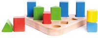 Bajo houten sorteerbord piramidevormig educatief speelgoed - 10 blokken-2