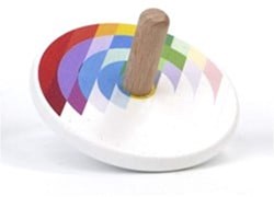 Bajo houten tol - kleurrijk illusie speelgoed voor kinderen