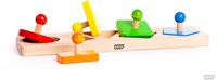 Bajo houten vormenpuzzel educatief speelgoed - 5 stukjes vormen-2