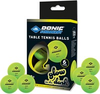 Schildkröt tafeltennisballen Glow in the Dark 6 stuks poly 40+ kwaliteit