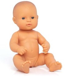 Miniland Babypop Europees Meisje met Vanillegeur - 32 cm Pop