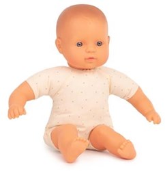 Miniland Babypop Europees 32cm - Zachte pop voor kinderen