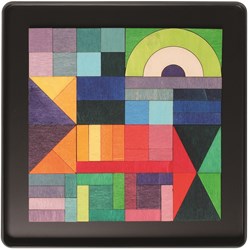 Grimm's magnetische puzzel geografisch - 58 stukjes