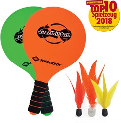 Schildkröt Jazzminton set beachball LED birdies speelplezier