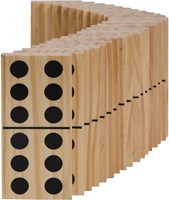 Schildkröt Domino houten spel FSC - klassiek gezelschapsspel voor kinderen-2