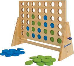 Schildkröt houten spel 4 op een rij XXL duurzaam FSC hout