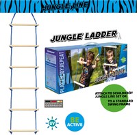 Schildkröt Jungle Line klimtouw ladder voor buiten speeltoestellen-2
