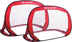 Schildkröt voetbaldoel set pop-up - draagbaar mini goal voor buiten