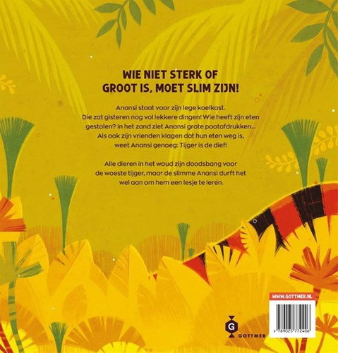 Gottmer vertelplaten Anansi de spin educatief prentenboek 15 pagina's-2