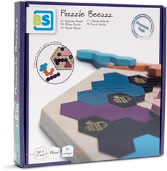 BS Toys houten puzzel Bijtjezzz - educatief kinderspel met bijen