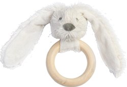 Happy Horse houten bijtring konijn Richie ivoor FSC baby cadeau