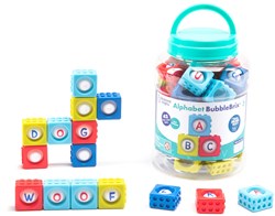 Learning Resources educatief speelgoed Alphabet BubbleBrix - het alfabet
