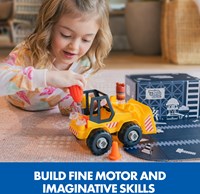 Learning Resources bulldozer educatief speelgoed Design & Drill Bolt Buddies-2