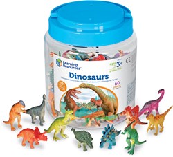 Learning Resources dinosaurus telset - educatief speelgoed - 60 stuks