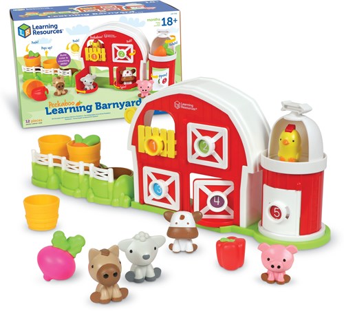 Learning Resources educatief boerderij speelgoed - Peekaboo Barnyard Playset